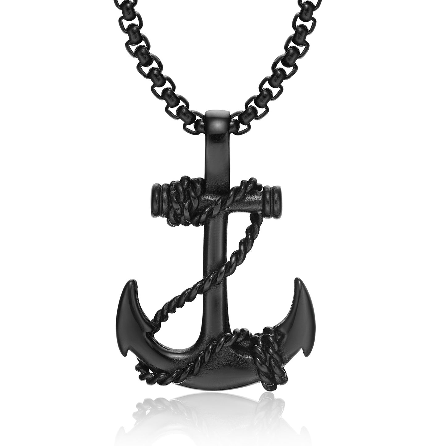 Hip-hop Anchor Pendant Necklace for Men