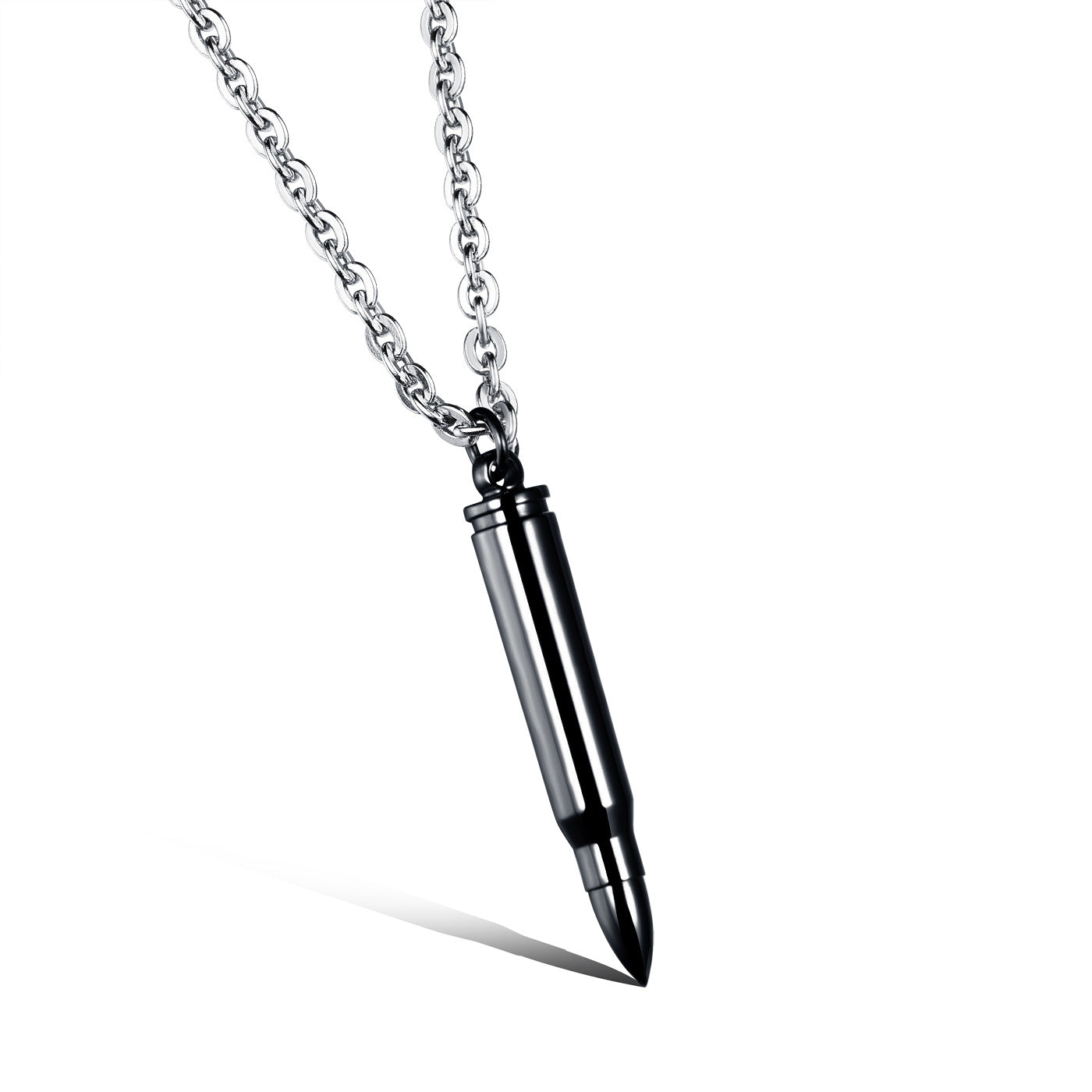 Engravable Urn Cremation Memorial Bullet Necklace