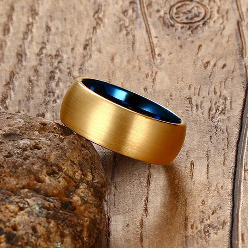 Engraved Tungsten Guys Promise Ring Christmas Gift 8mm