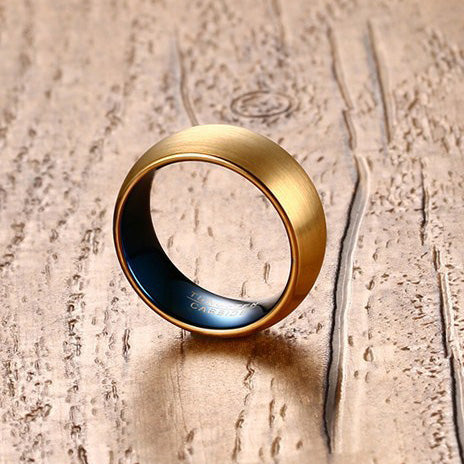 Engraved Tungsten Guys Promise Ring Christmas Gift 8mm