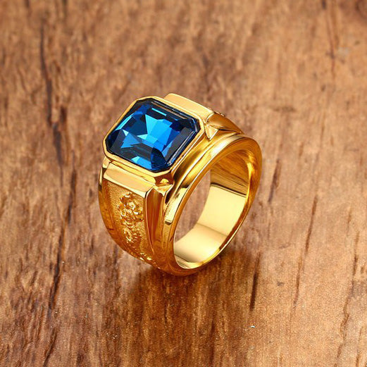 Engraved Mens Ring Birthday Gift for Husband 16mm