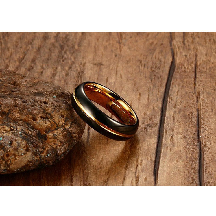 Custom Engraved Mens Ring Tungsten