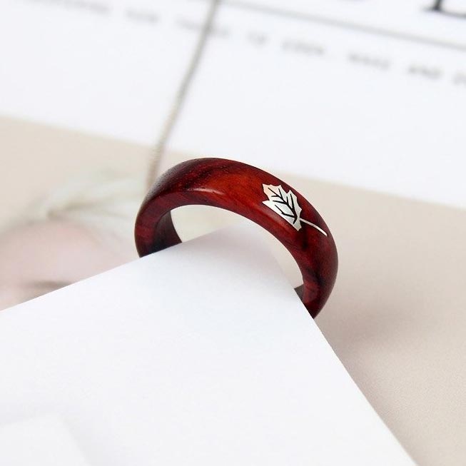 Personalized Wooden Couple Promise Necklaces Set