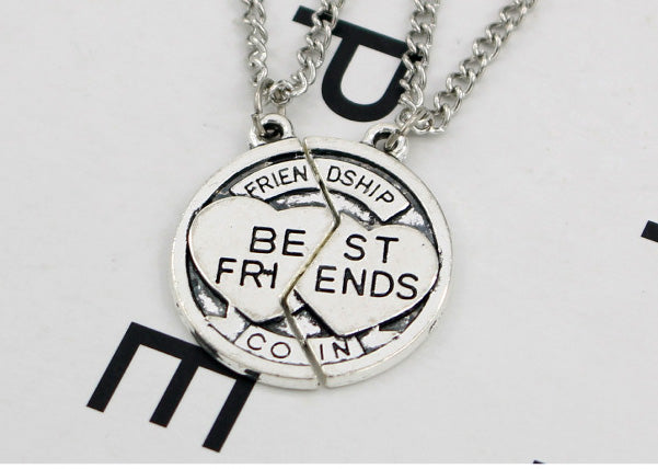 Bff Best Friends Coin Friendship Necklaces Gift Set