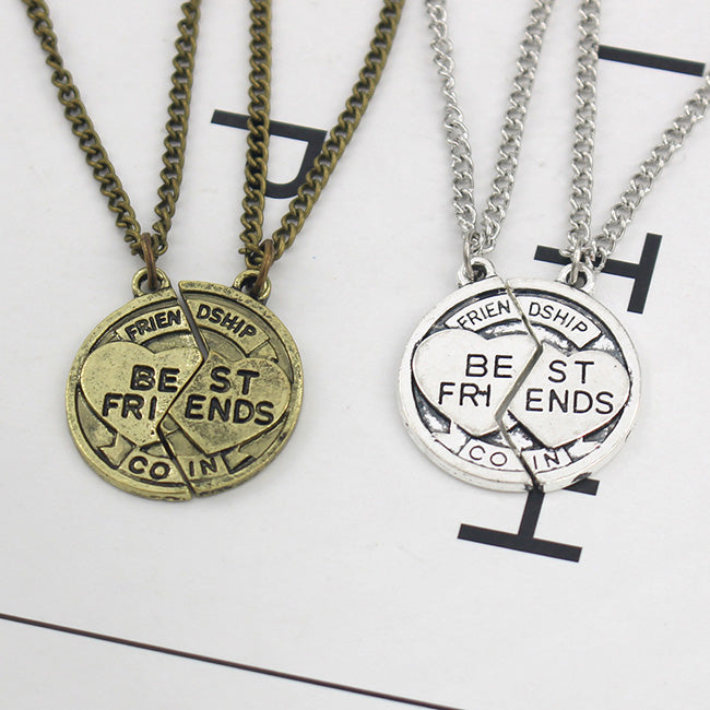 Bff Best Friends Coin Friendship Necklaces Gift Set