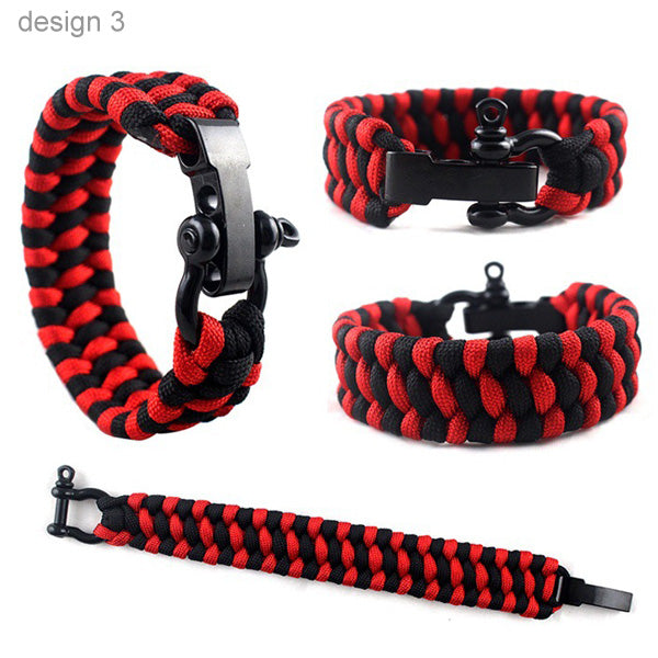 Survival Paracord Bracelet Gift for Camping Lovers