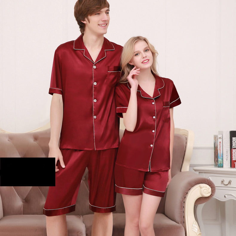 Luxury Silk Couple's Pajama Set | Bridal & Honeymoon Style
