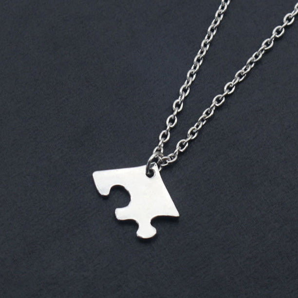 3 Piece Sisters Matching Necklaces Valentines Gift