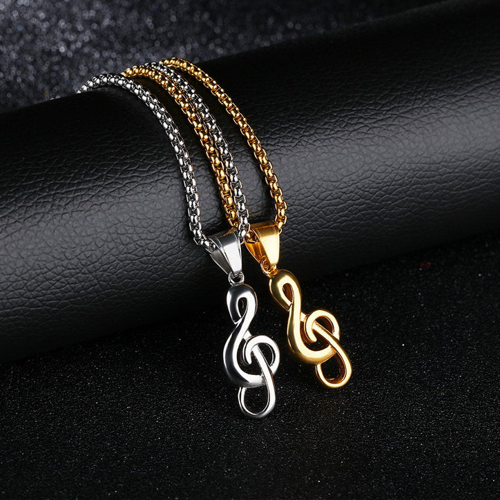 Custom Engravable Necklace Gift for Musician