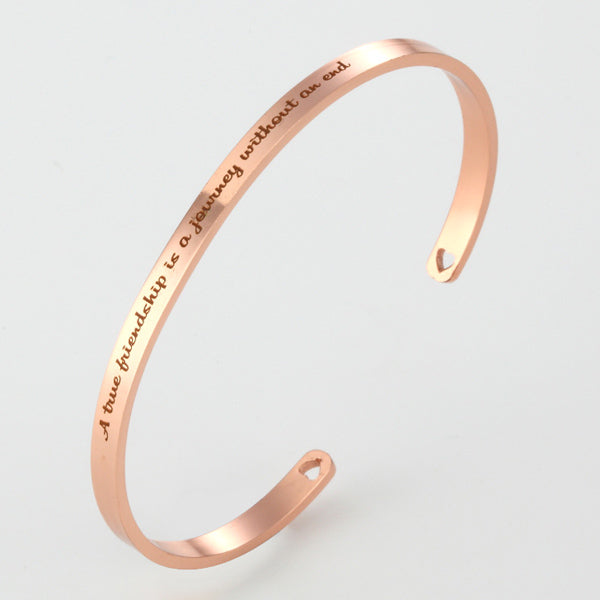 Personalized BFF Cuff Bracelet Gift for Girls