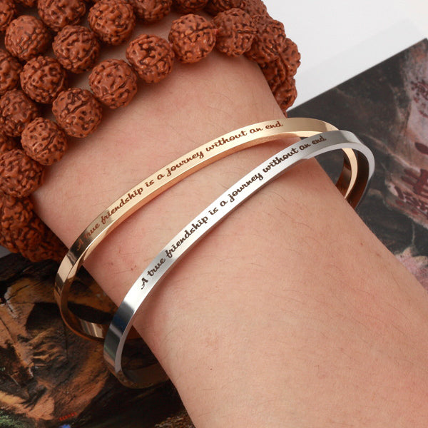 Personalized BFF Cuff Bracelet Gift for Girls