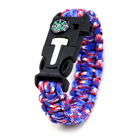 Easy Survival Paracord Bracelet Gift for Campers