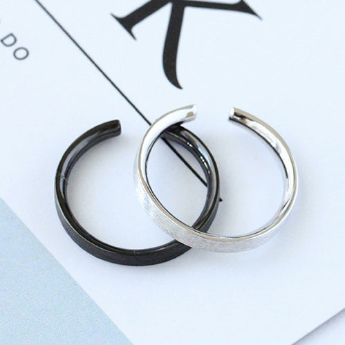 Expandable Matching Engravable Unisex Promise Rings