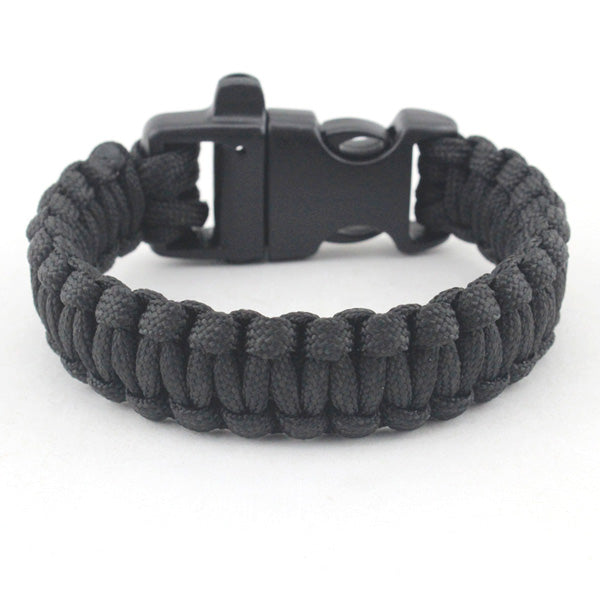 Survival Whistle Paracord Bracelet Gift for Adventure Lovers