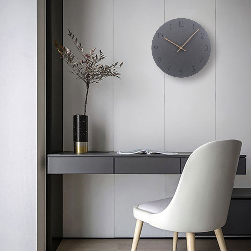 Minimalist Nordic Wall Deco Silent Clock 29cm