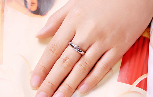 0.8 Carat Diamond Eternity Engagement Ring