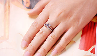 Engravable 1 Carat Lab Grown Diamond Ring for Women