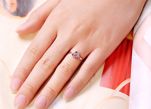 Engraved 0.2 Carat Lab Diamond Solitaire Ring for Her