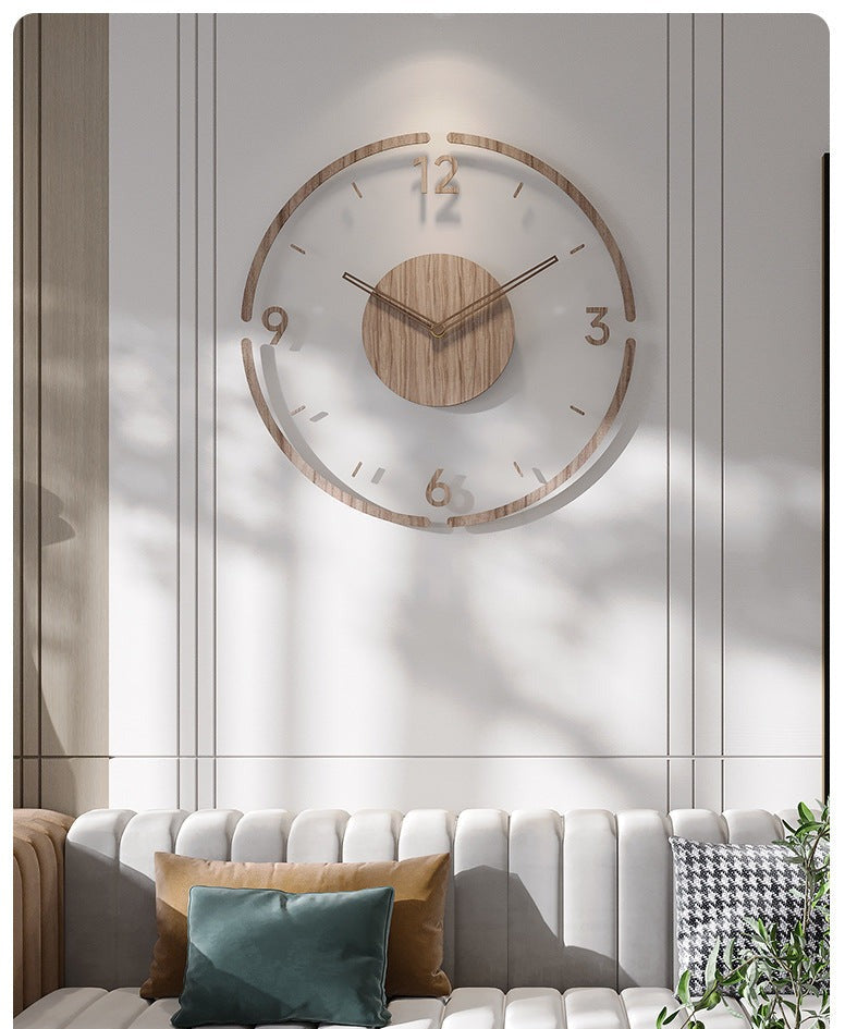 Gullei™ Real Wood Nordic Silent Wall Deco Clock 35cm