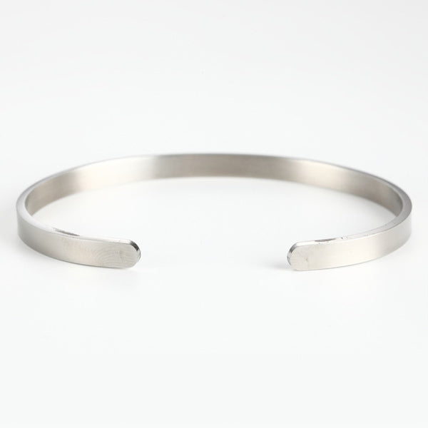 Customized Faith Hope Love Cuff Bracelet for Her