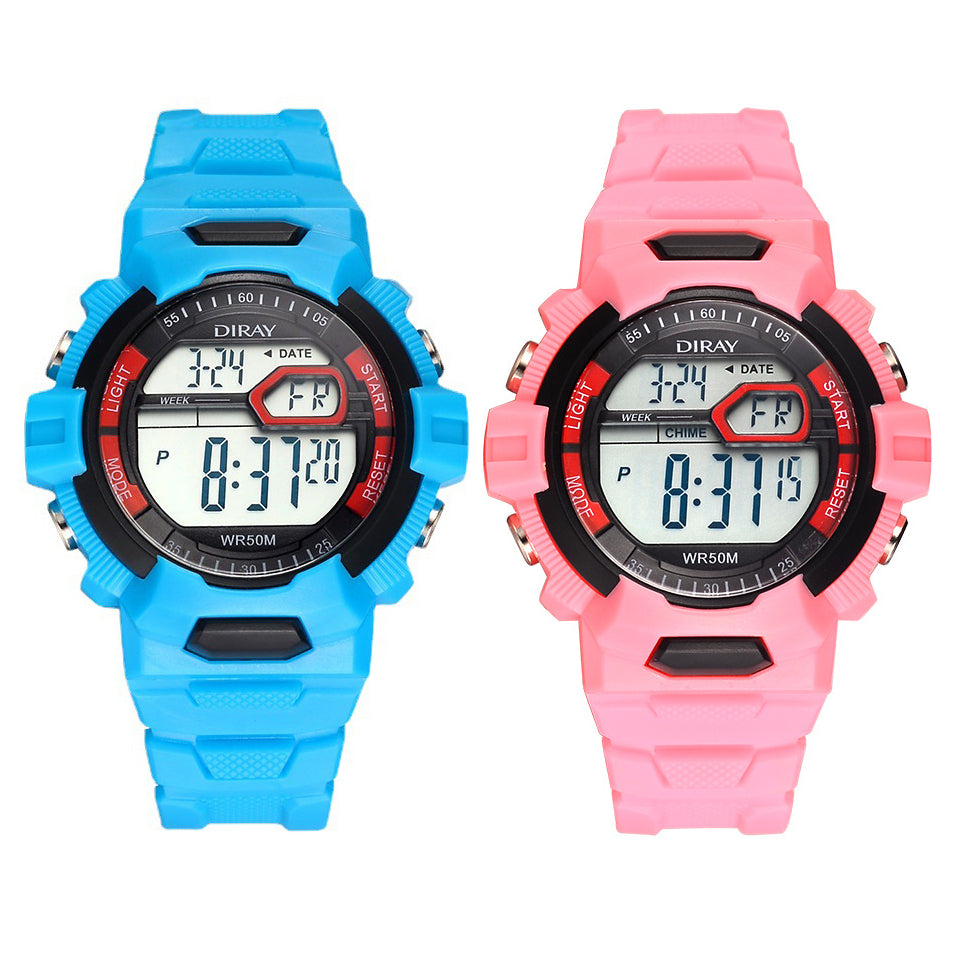 Luminous Matching Sports Watch Set for Kids