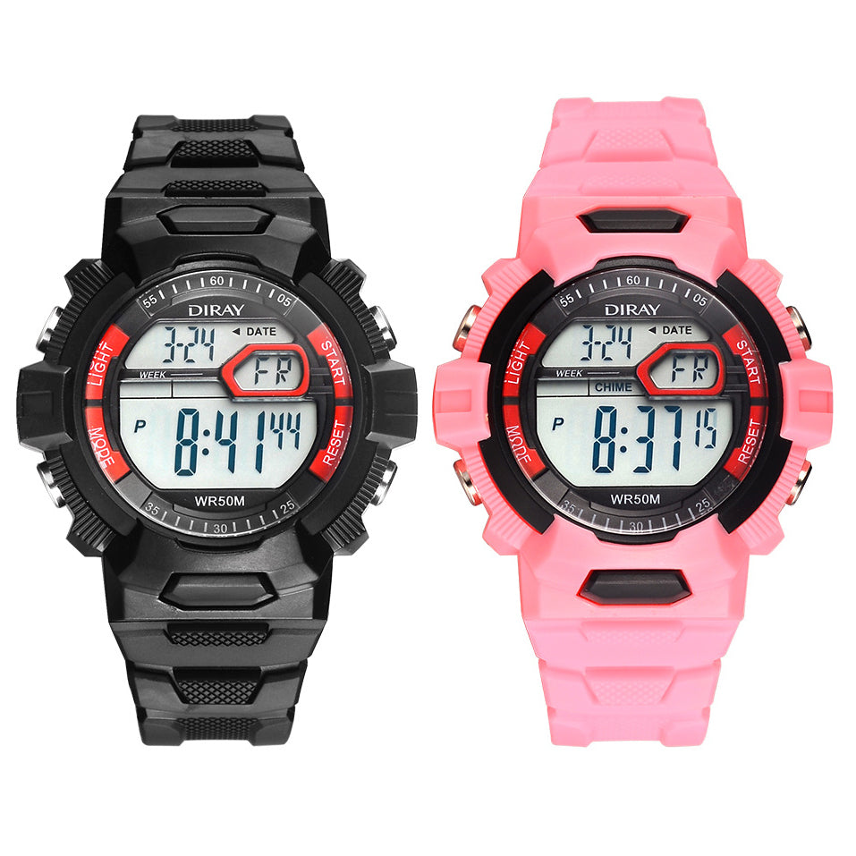 Luminous Matching Sports Watch Set for Kids