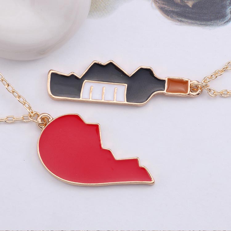 Half Hearts Bff Necklaces set for 2
