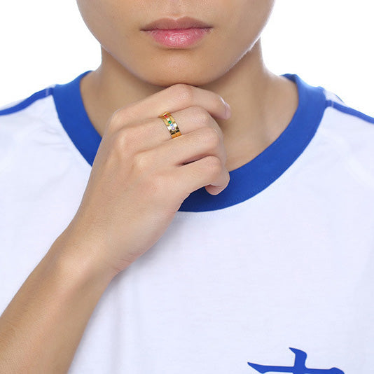 Personalized Guys Promise Ring Birthday Gift 6mm