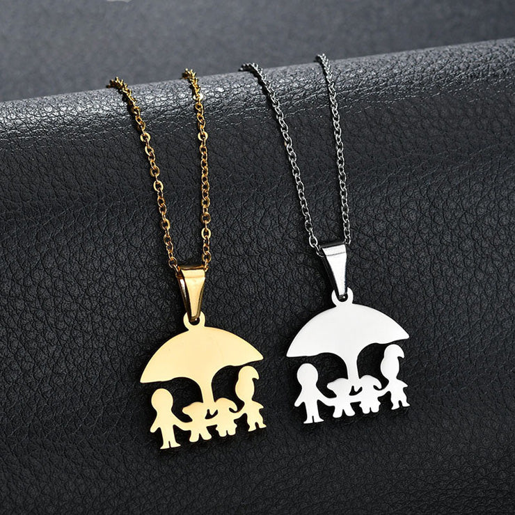Custom Engraved Daughter Mom Necklaces Gift