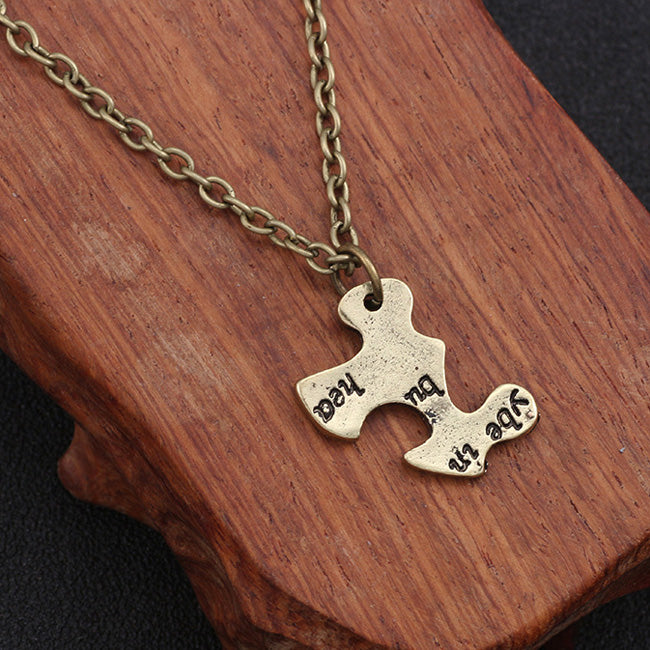 6 Piece Jigsaw Puzzle Friendship Necklaces Set
