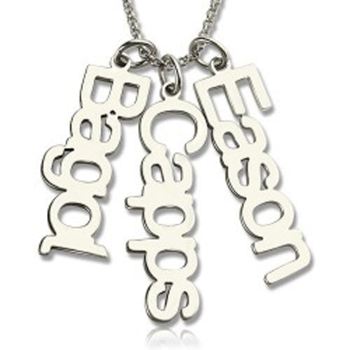 Personalized Buddy Names Necklace Gift Gold Plated