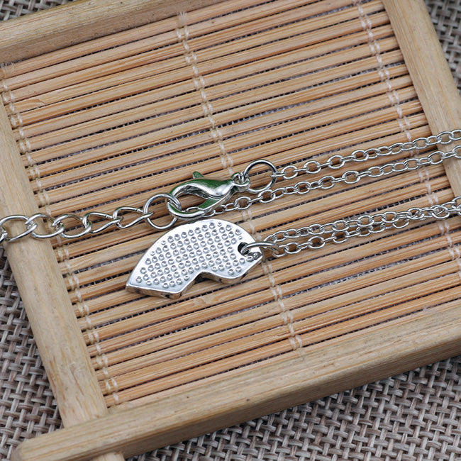 Bff Best Friends Forever 3 Piece Heart Necklaces Gift