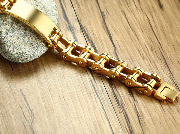 Customized Relationship Bracelet for Him Stainless Steel