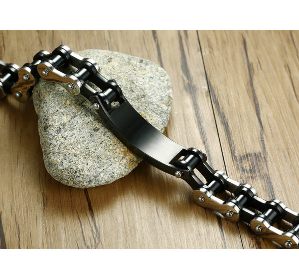 Customized Relationship Bracelet for Him Stainless Steel