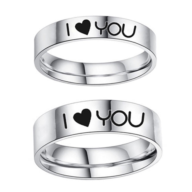 Matching Promise Rings for Him and Her