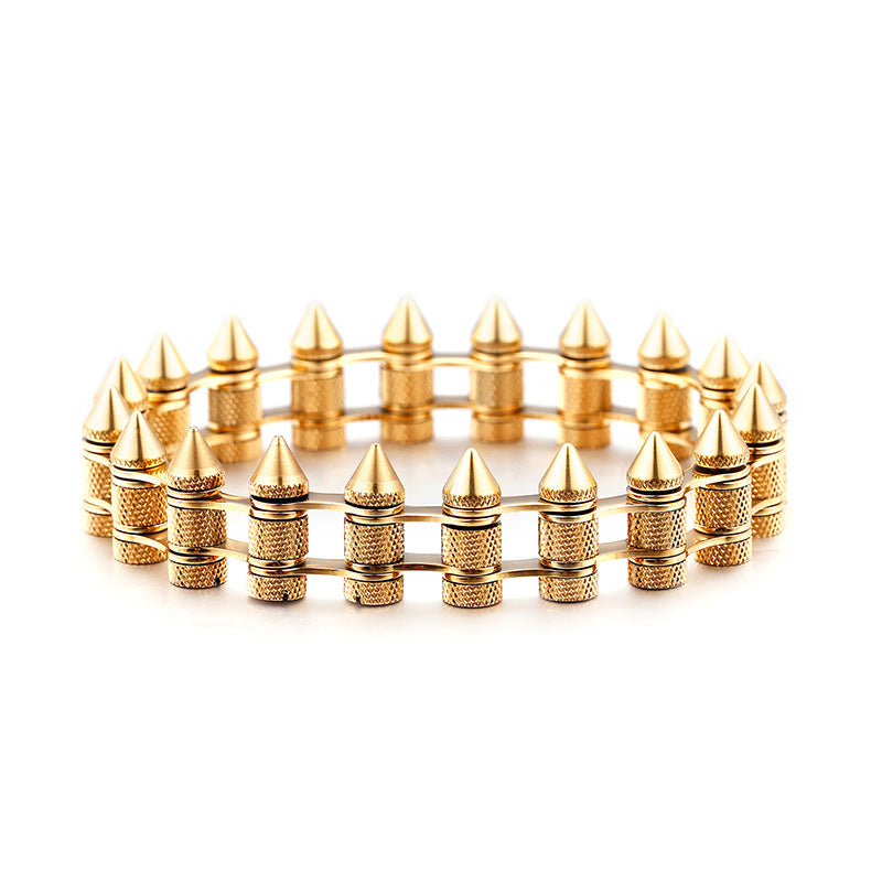 Gothic Punk Style Mens Bracelet 20cm