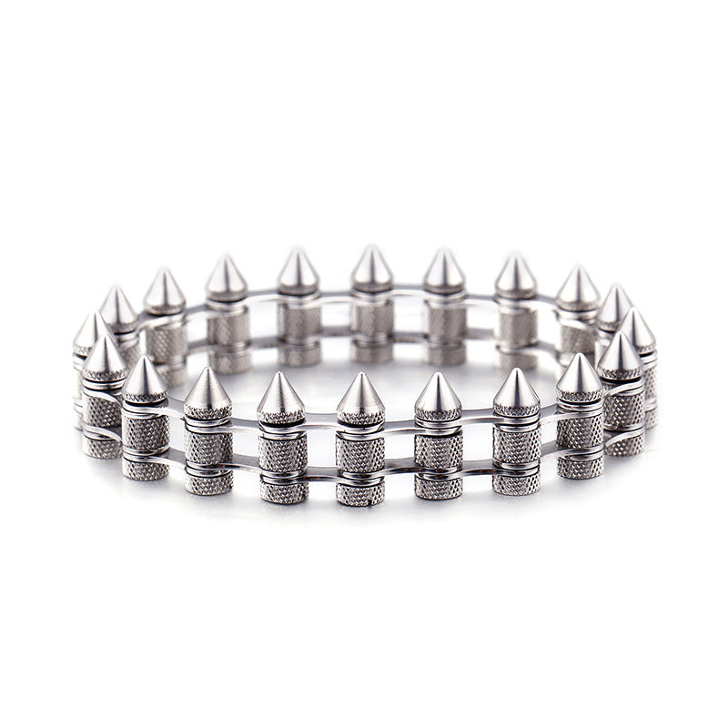 Gothic Punk Style Mens Bracelet 20cm