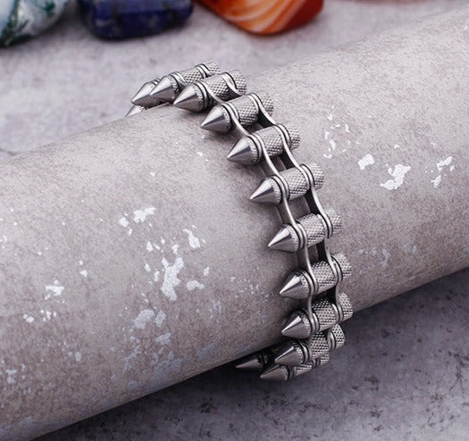 Gothic Punk Style Mens Bracelet 20cm