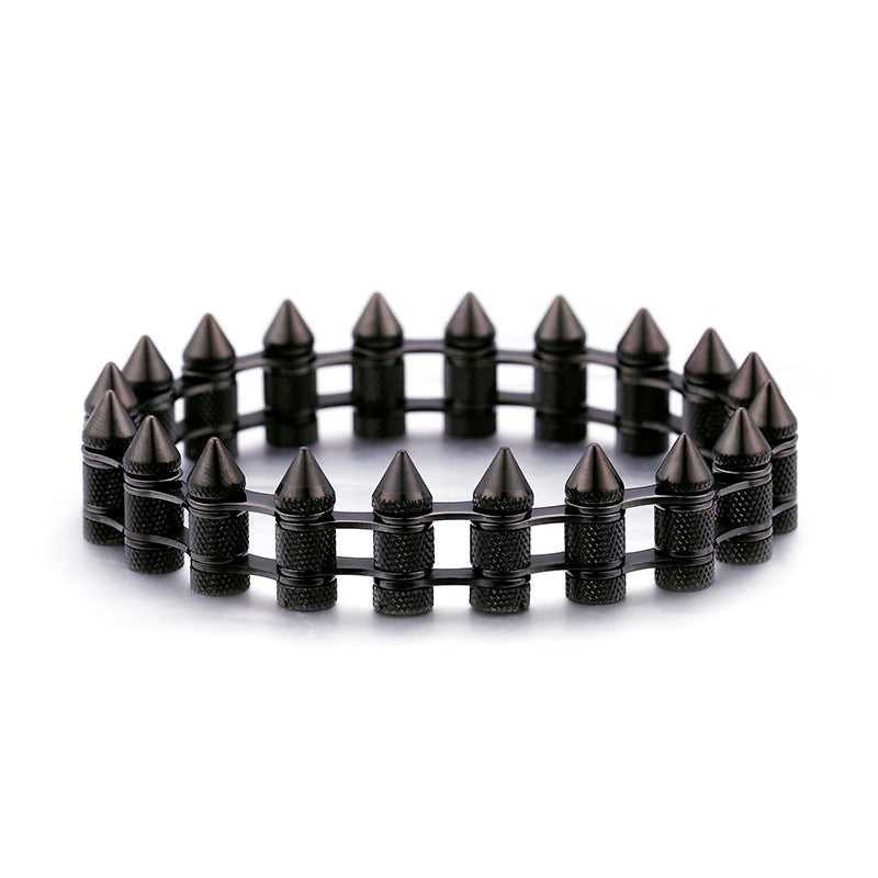 Gothic Punk Style Mens Bracelet 20cm