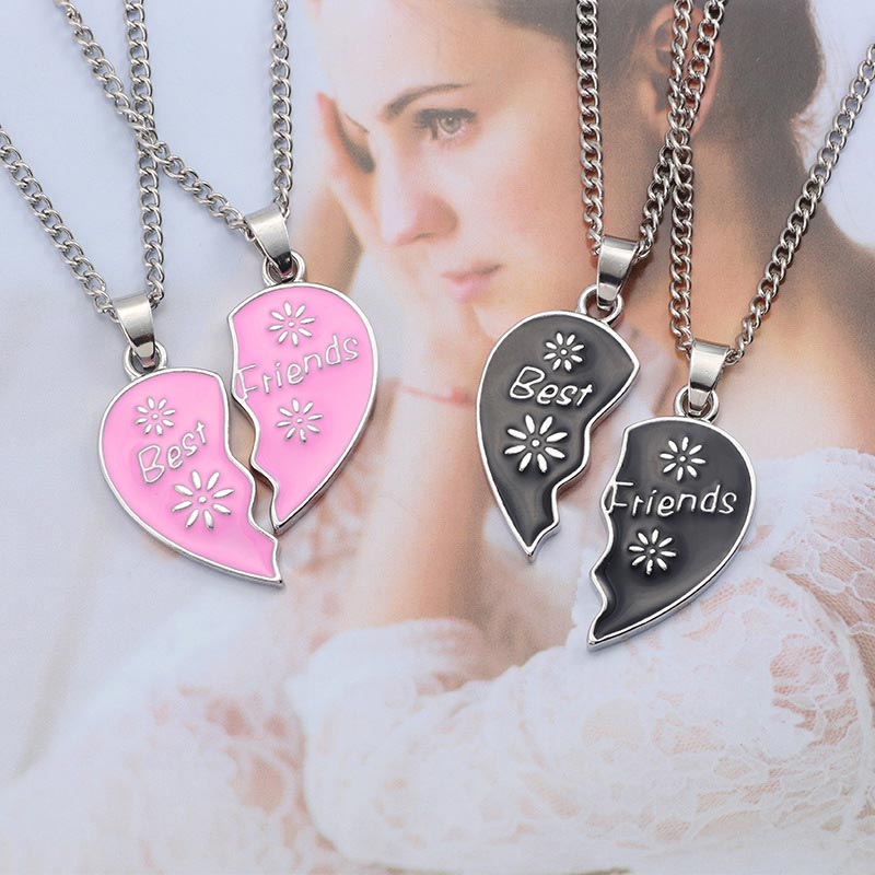 Best Friends Bff Necklaces Set for 2