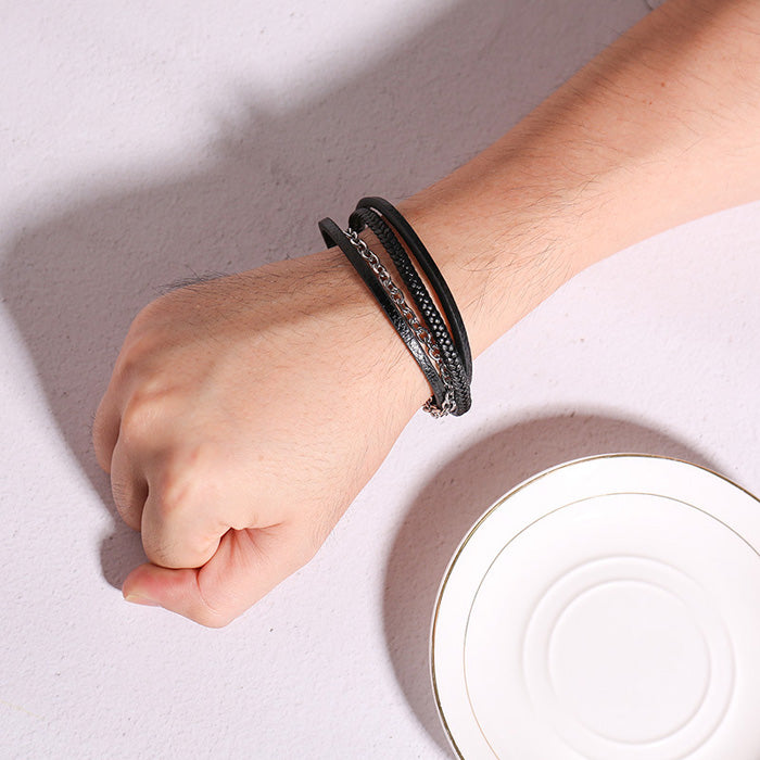 Mens Engraved Bracelet Anniversary Gift Birthday Present