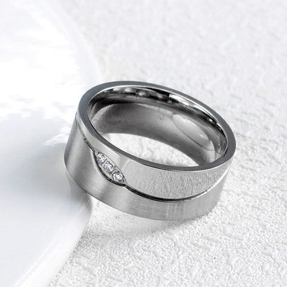 Wedding Band for Men with Names Engraved 8.5mm