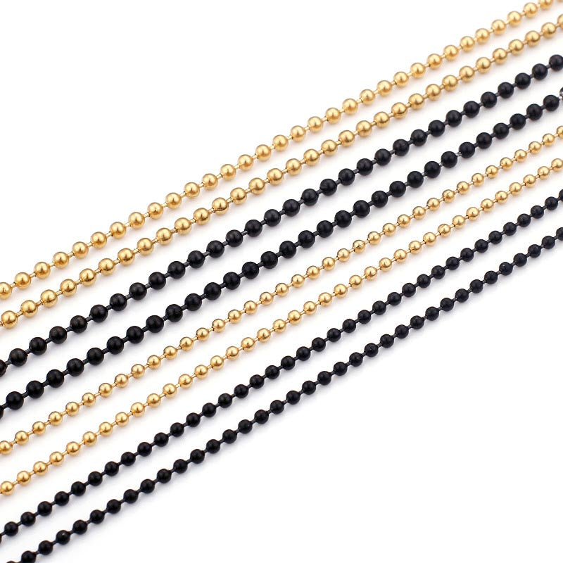 Ball Chain Necklace for Pendant Stainless Steel