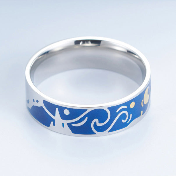 Custom Matching Promise Rings Gift for Couple