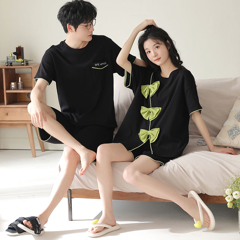 Matching Cozy Shorts Summer Pajamas Set - 100% Cotton
