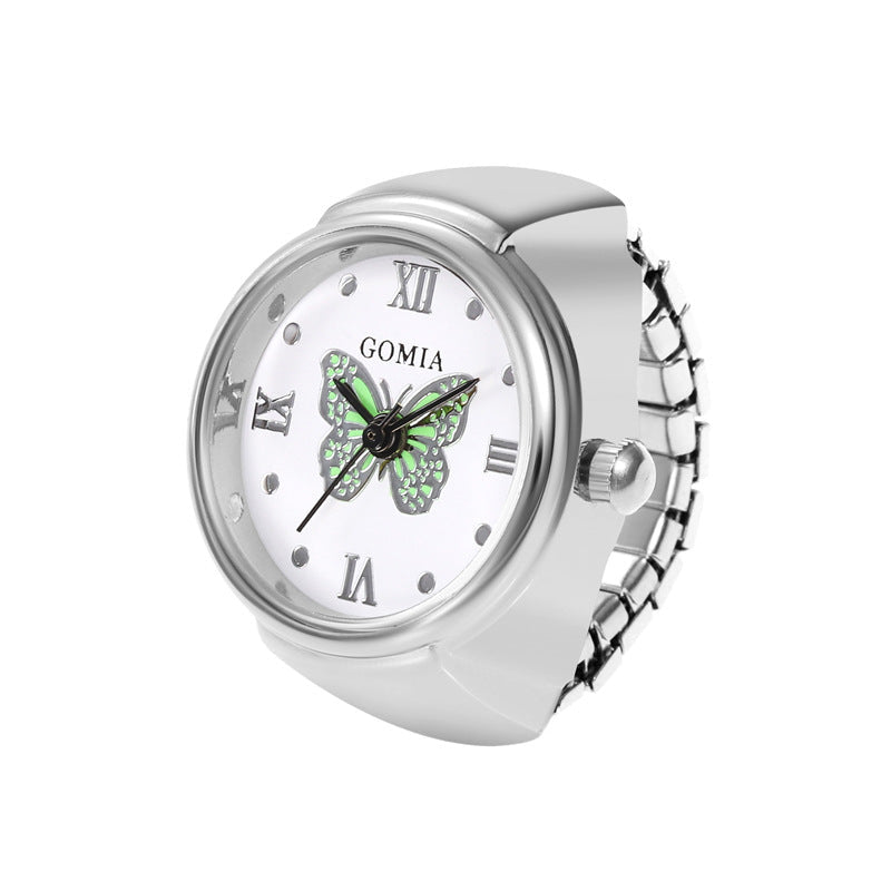 Gullei™ Butterfly Dial Fully Functional Watch Ring - Adjustable Size