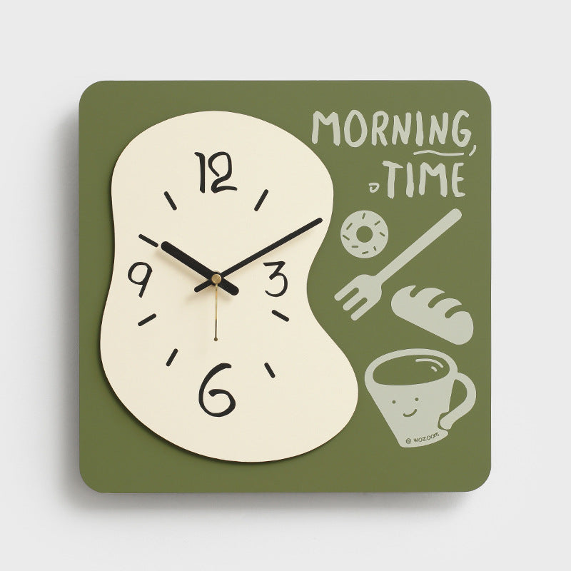 Modern Kitchen Silent Wall Deco Clock
