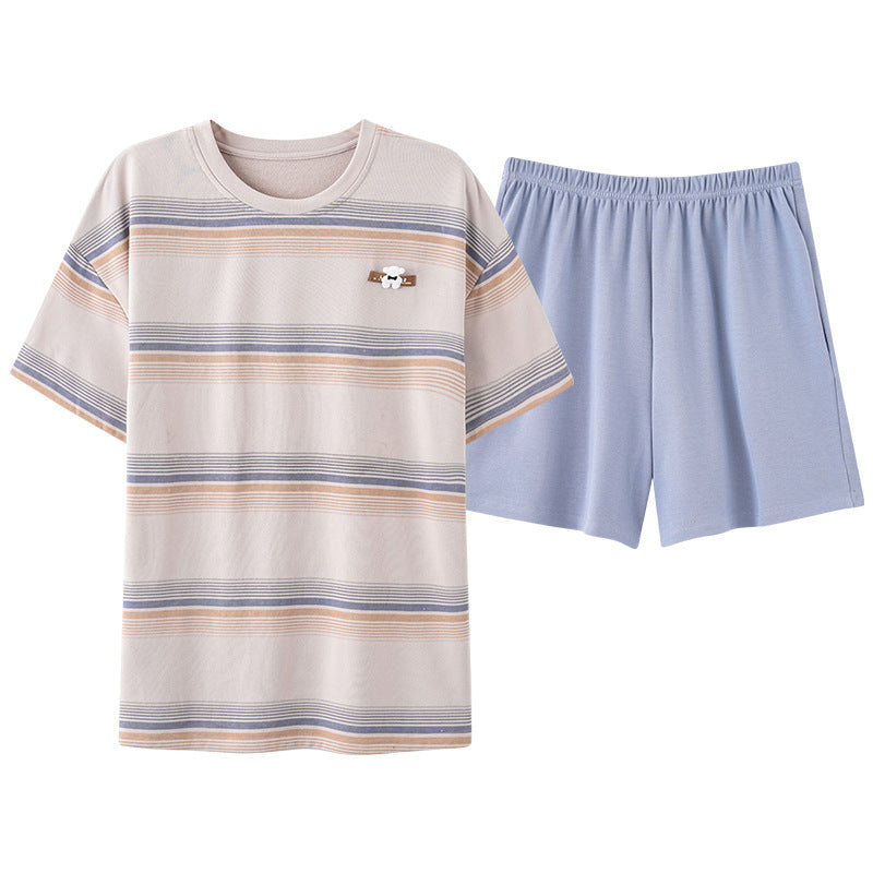 Comfy Summer Couple Pajamas Set - Soft 100% Cotton
