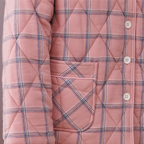Matching Thick Flannel Winter Nightdress for Couples
