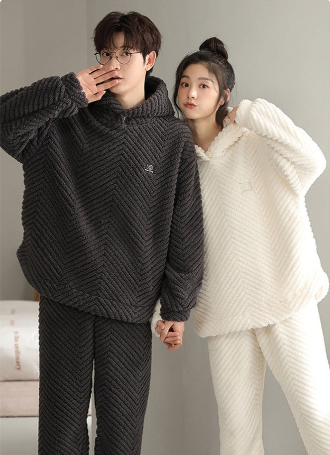 Matching Flannel Pajamas Set for Girlfriend Boyfriend